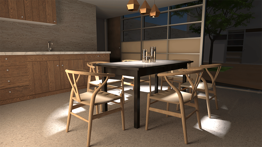 Image intérieur nuit